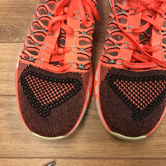Nike Train Ultrafast Flyknit Mango Training Running Shoe size 11.5 - Picture 8 of 11